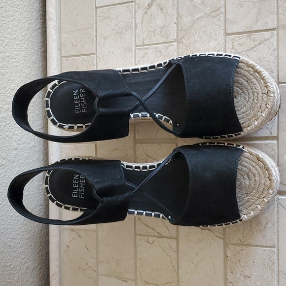 NEW Eileen Fisher Espadrille Sandals - Picture 5 of 8